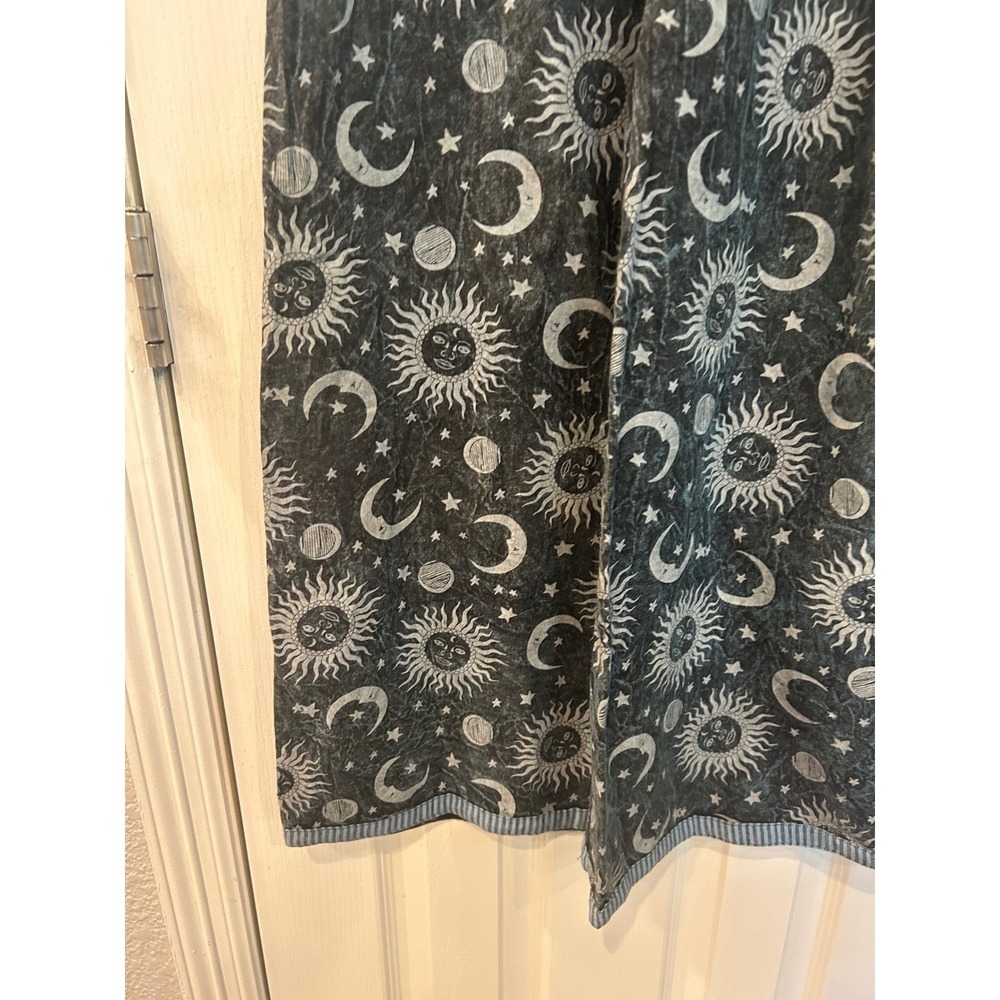 Rising International Black and White Celestial Wide Leg Pants - Picture 5 of 8